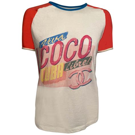 chanel cuba t shirt replica|coco chanel shirt.